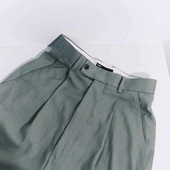 ASOS Wide Leg Trousers – Light Green (W28 / L30) - Picture 2 of 3